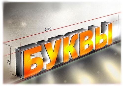 Светящиеся буквы
