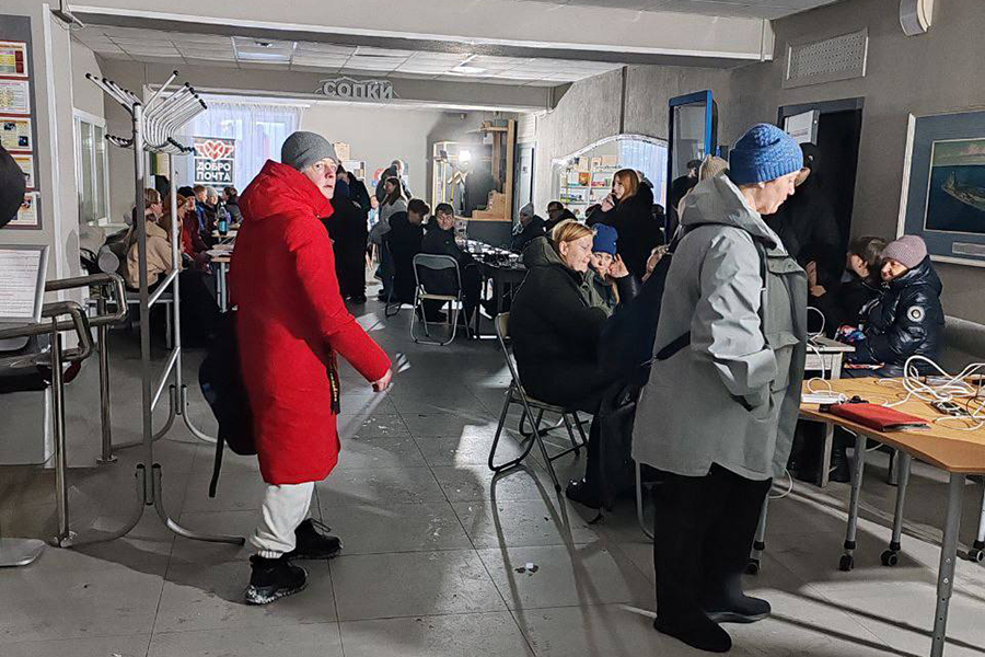 Мурманск, пункт обогрева