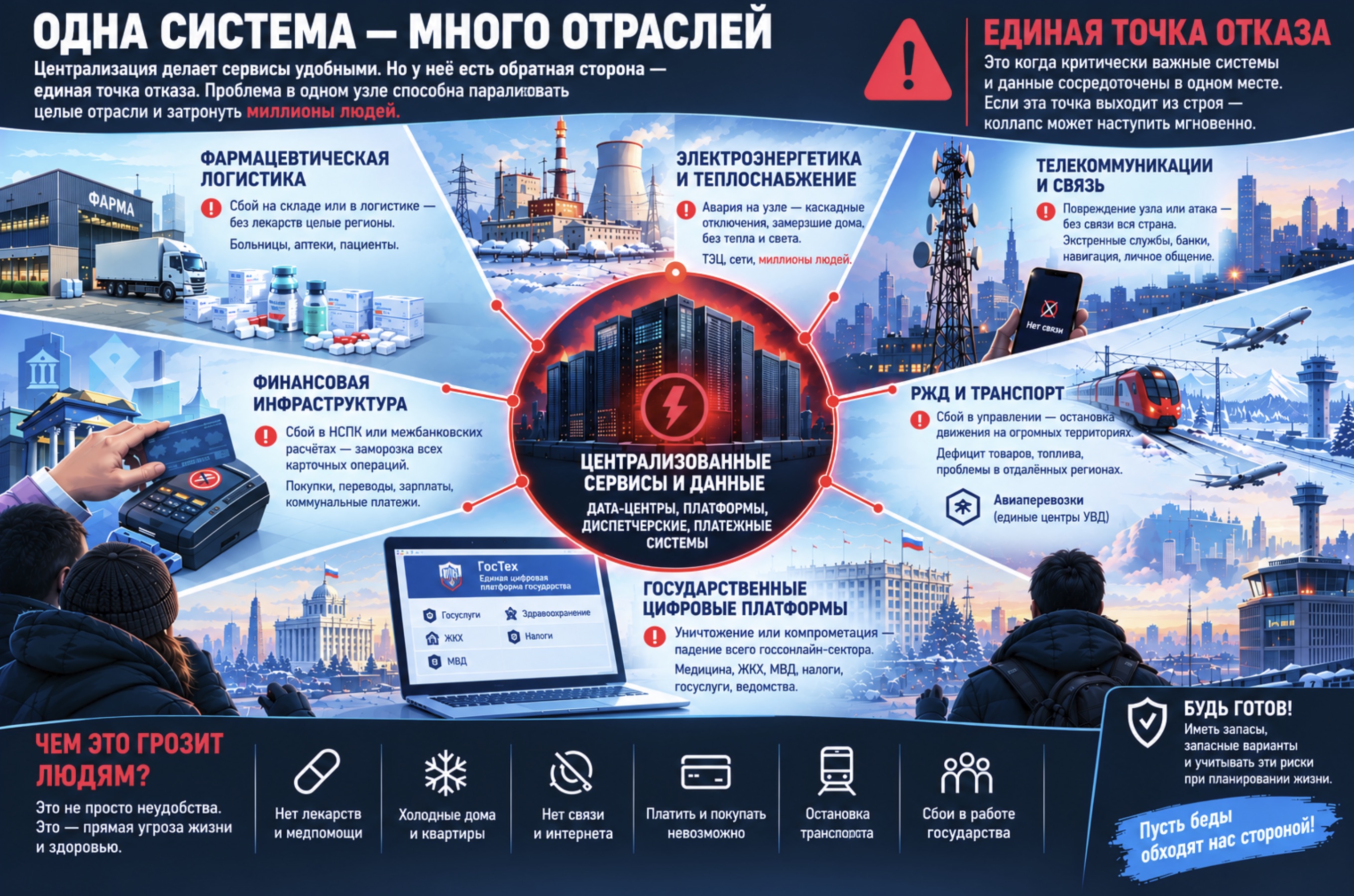 Последствия цифровой централизации